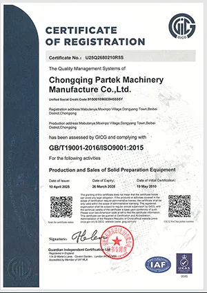 Parent Company ISO Certification