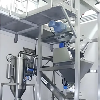 Integrated FIBC & Small Bag Discharging System